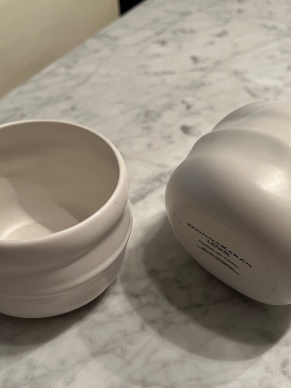 Donna Karan Lenox White Porcelain Vase